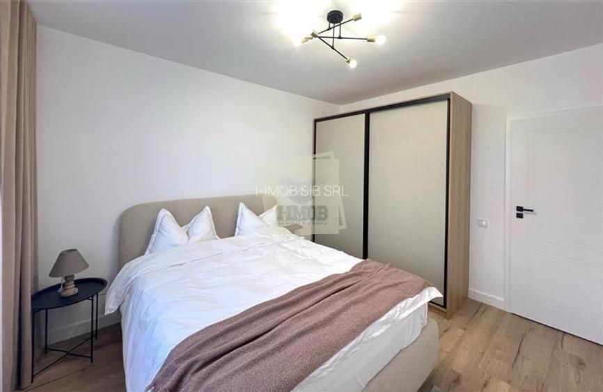 Apartament mobilat 60 mp utili la etajul 1 cu 2 camere terasa 12 mp - 7