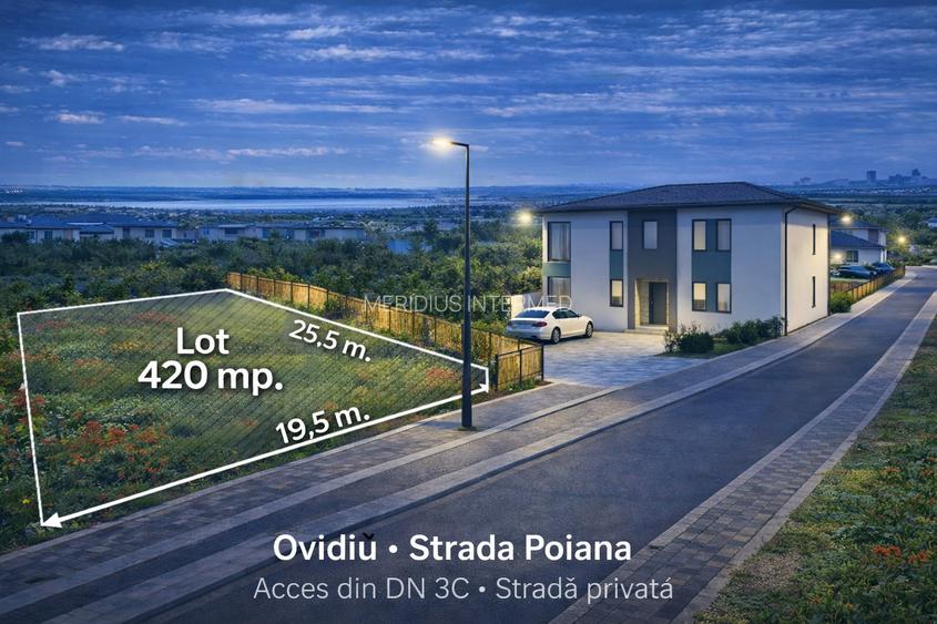 Vânzare Teren 420 mp. Ovidiu cartier nou - 7