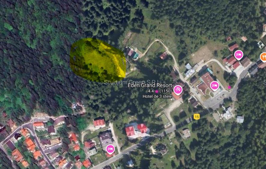 Proprietar vand teren in Predeal langa Complex Belvedere-Verona- Eden-comision 0 - 2