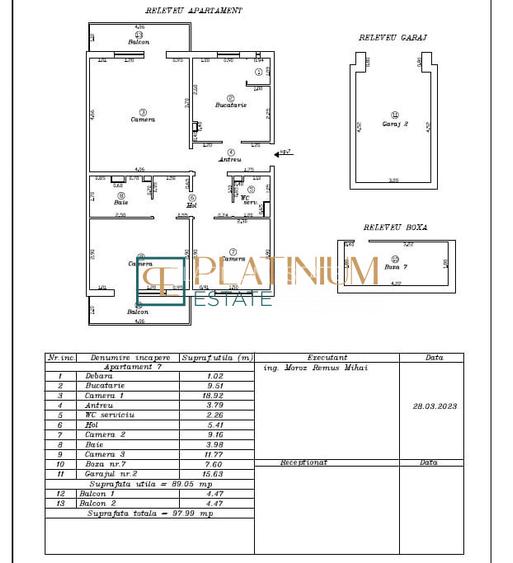 P4832 Apartament cu 3 camere DECOMANDAT+GARAJ, zona Calea Șagului - 14