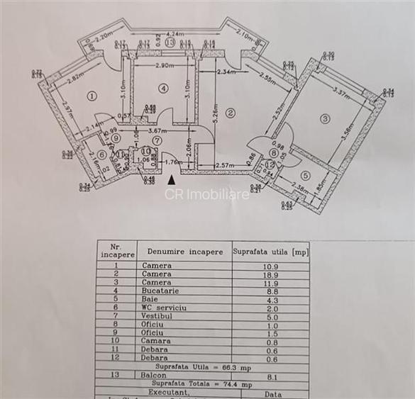 Apartament de 3 camere Dristor metrou - 10