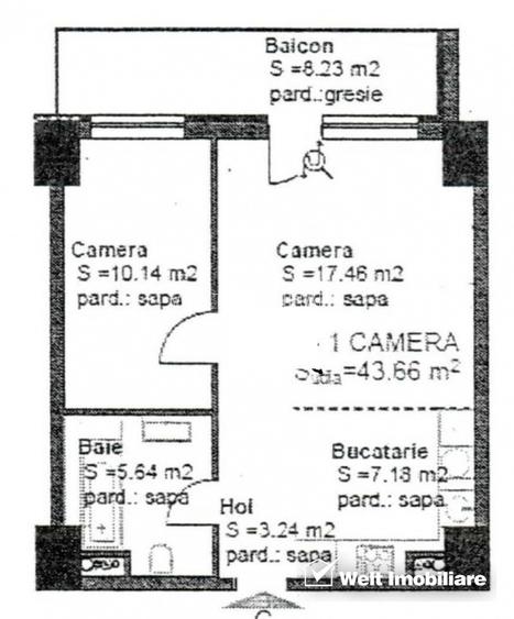 Apartament 2 camere de vanzare, balcon, parcare, in Viva City, Cluj-Napoca - 6