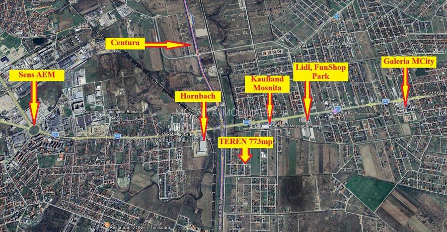 773mp | Teren Mosnita, spate Kaufland | Toate utilitatile - 7