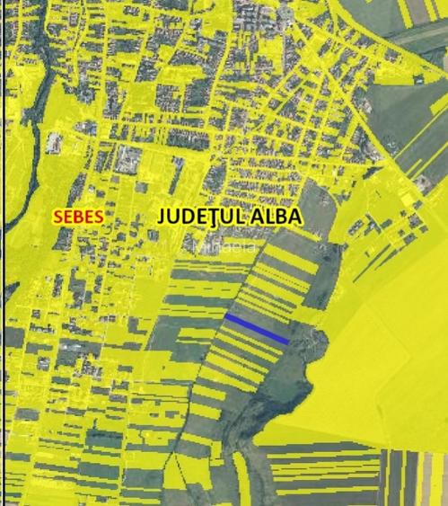 Teren de vânzare sebeș extravilan 3900mp  - 2