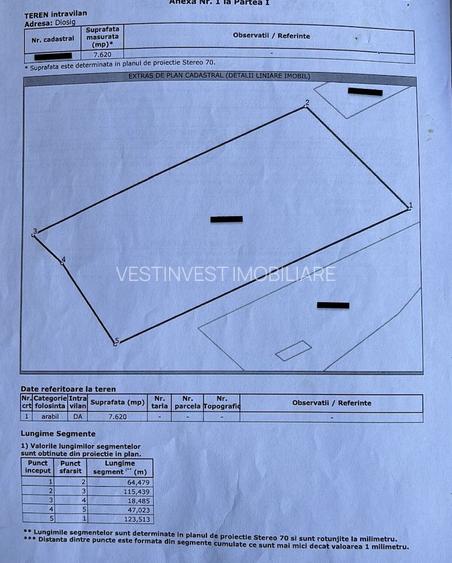 Teren intravilan 7620 mp la intrare in Diosig - 3