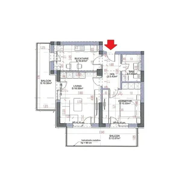 Apartament 2 Camere Oferta | Bucatarie Inchisa | Metrou Nicolae Teclu - 2