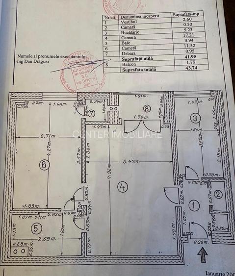 ROMANA,Magheru, 2 camere, etaj 6, vedere spate, 44 mp, IDEAL INVESTITIE - 12