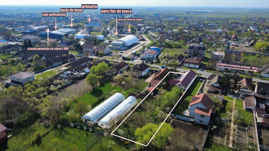 Comis. 0% - Centru - Sanandrei - Teren 1850 mp + Casa renovata complet - 2