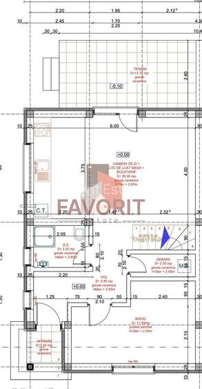 Duplex in Mosnita | La asfalt | Toate utilitatile | 4 camere - 1