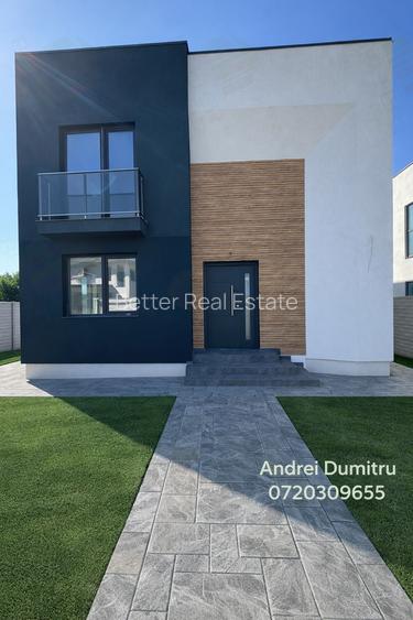 Casă modernă P+1 în Comuna Berceni – 4 camere, teren 310 mp, utilități - 5