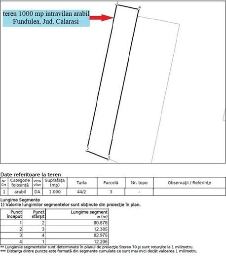 Teren 1000 mp Fundulea, deschidere Autostrada A2, ideal commercial - 5