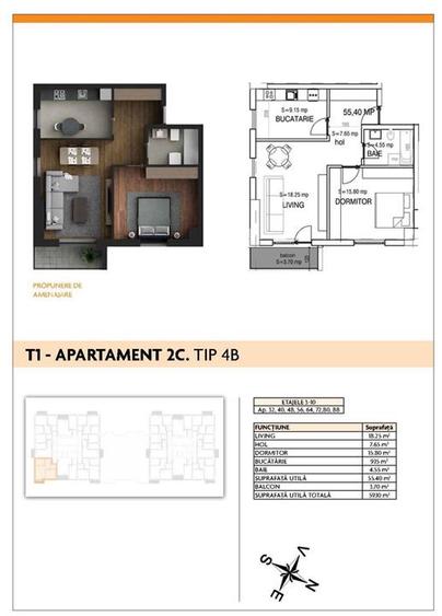 Aparatorii Patriei - Apartament 2 camere - 13