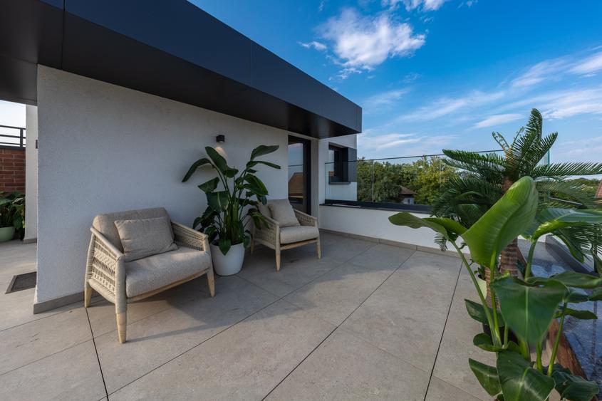 Ansamblu finalizat de vile la Snagov- deschidere spre lac, ponton privat, - 16