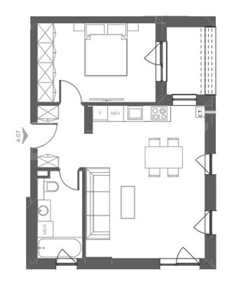 Apartament 2 camere, finisat, balcon, garaj, zona Somesului - 6