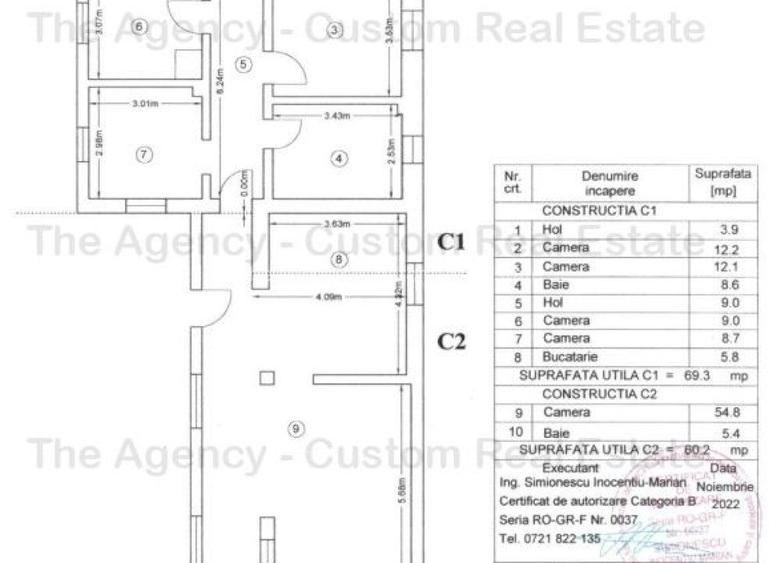 Casa individuala - 5 camere -2.400 mp - Corbeanca - 19