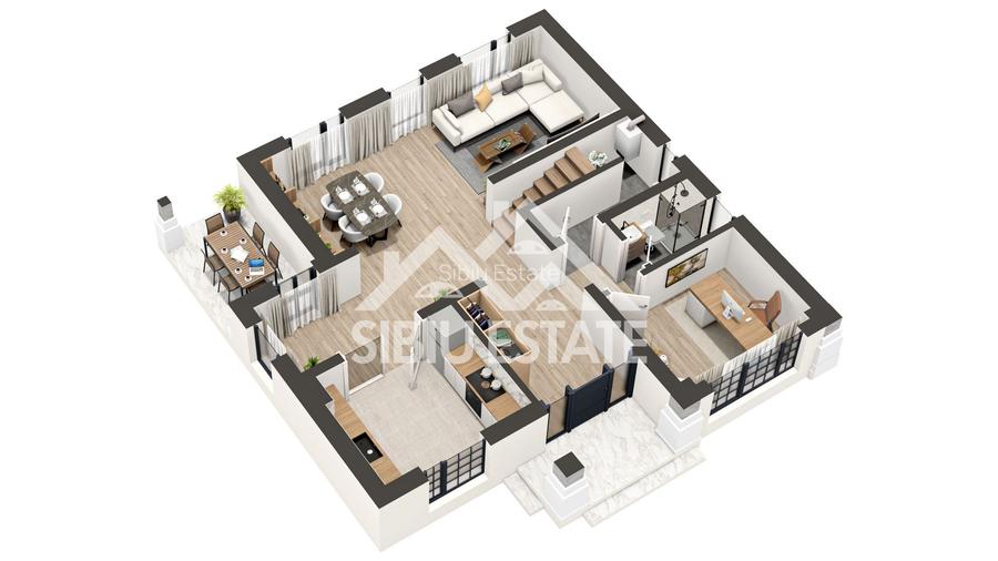 Vila de lux Selimbar proiect Beverly Hills by Casian's Residence - 1