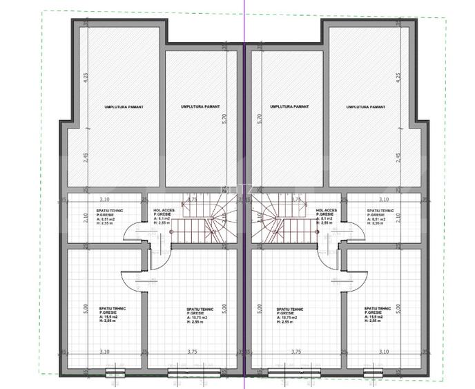 Casa moderna 192 mp, 5 camere, Living, Bucatarie, ansamblu premium - 9