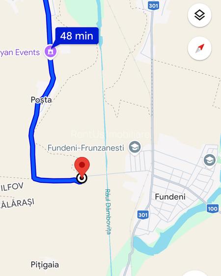 Teren Constructii | 5500 Mp | Calarasi - Granita cu Ilfov | Posta - Fundeni - 3