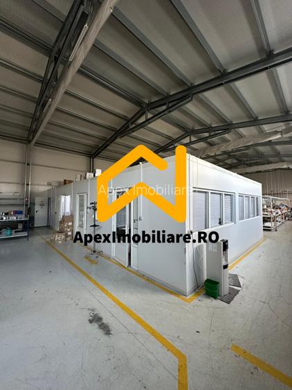 Hala Industrială Vest Ploiești 550 mp + Birouri | Parcare 20 auto | Acces TIR | - 2