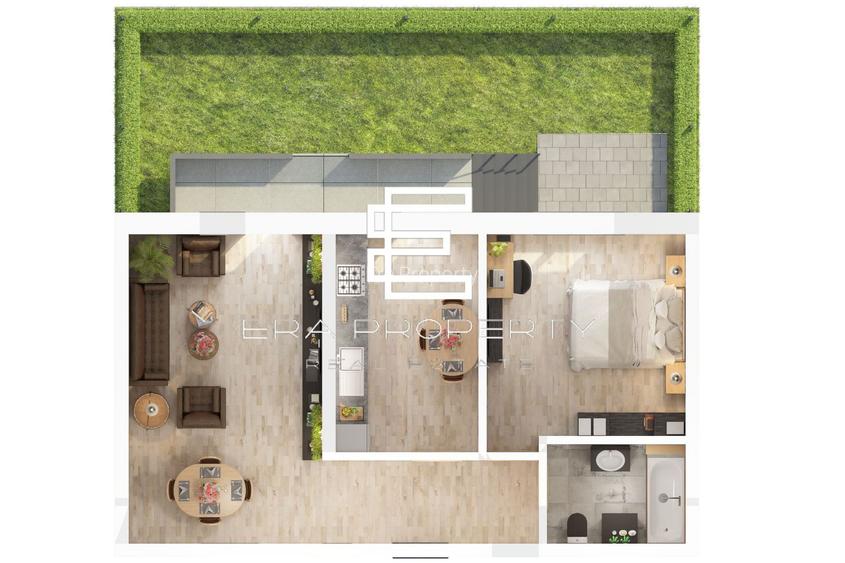 Apartament 2 camere, 56 mp   Doamna Stanca, Selimbar - 1