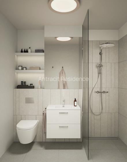 Antracit Coandă | Bucătărie închisă | Bloc boutique  | 91 mp utili - 2