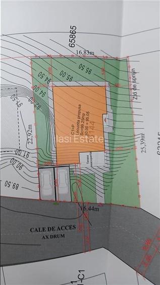 Visan Barnova str asfaltata CASA parter 95mp TEREN 400mp toate utilitatile - 4
