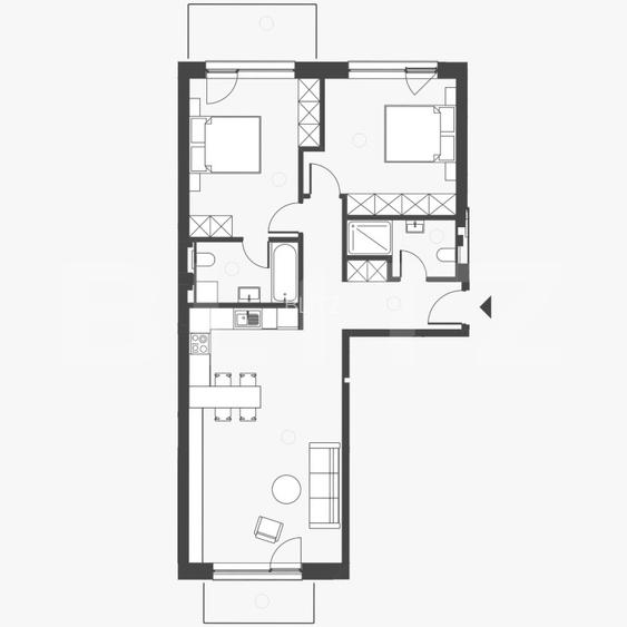 Comision 0 ! Somesului 15, Apartament 3 camere, Semicentral, 2 bai, 79mp. - 2