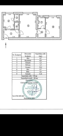 Exclusivitate - Zona Somesul, Calea Bucuresti, 2 camere - 13