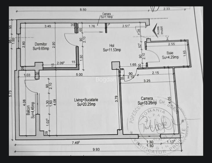 Apartament 3 camere, km 5 , Constanta  - 10