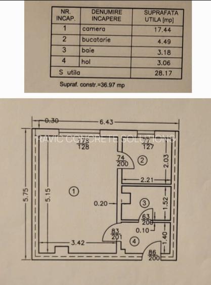 Garsoniera parter- spatiu comercial - 6