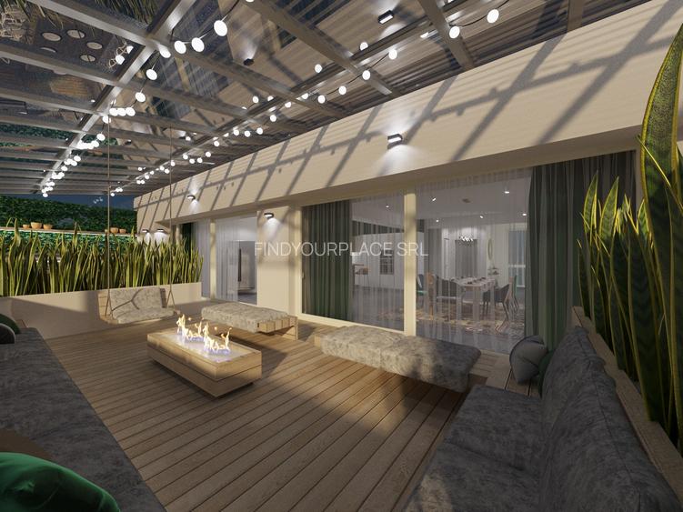 Penthouse pe 2 etaje  lângă  Herastrau,2 terase,2locuri de parcare - 21