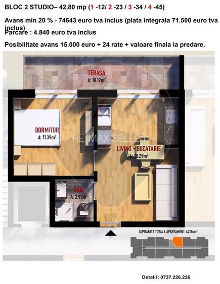 Vanzare apartamente noi - garsoniere tip studio, 2 si 3 camere Fundeni - 11