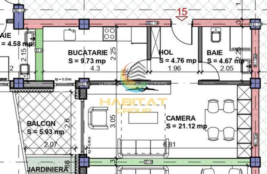 Garsoniera Mihai Bravu noua decomandata noua etaj intermediar - 13