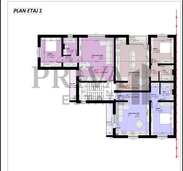 Apartament 2 camere, 53 mp, etaj 1, Calea Urseni - 6