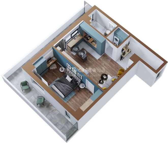 Copou - Mihail Sadoveanu, 2 camere in bloc nou, finalizare 2025! - 9