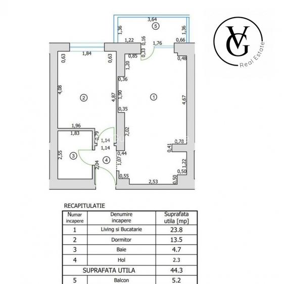 Apartament 2 Camere Cortina North | Pipera - 11
