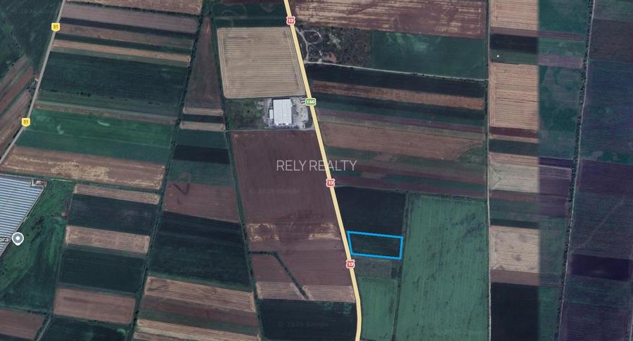 Vanzare teren intravilan industrial, DN 13, 14.450 mp, D: 84 m, PUZ, comision 0% - 2