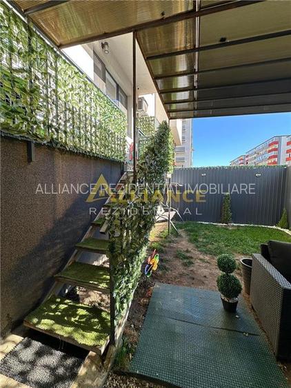 APARTAMENT LUX 2 camere MOBILAT cu GRADINA bloc NOU - 17