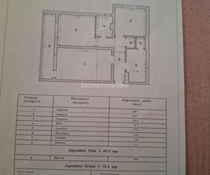 APARTAMENT DE VÂNZARE CU 3 CAMERE IN ZONA NICOLAE TITULESCU SEC.1 - 9