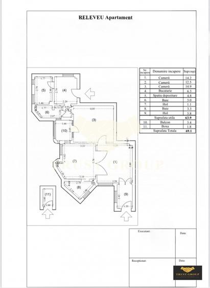 Apartament 3 camere Unirii Horoscop | Renovat complet | Imobil cu lift  - 23