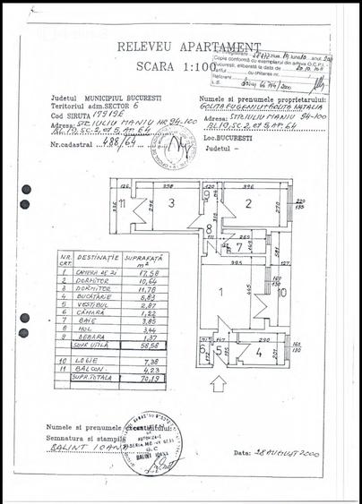 IULIU MANIU-METROU LUJERULUI, SEMIDECOMANDAT, LIBER, TOTAL 71.19 MP, 0% COMISION - 3