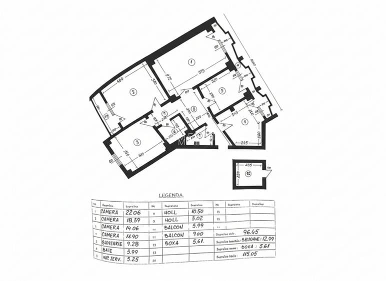 Apartament 4 camere 109 mp Marriott - 10