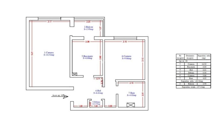Proprietar vând apartament 2 camere, Lipovei Timișoara  - 6
