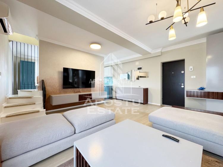 Penthouse 4 camere de vanzare, 2 bai complet mobilat si utilat - Giroc - 44