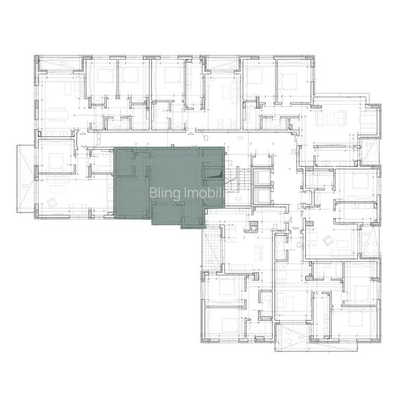 Apartament de 2 camere, 61 mp, Zona Andrei Muresanu - 2