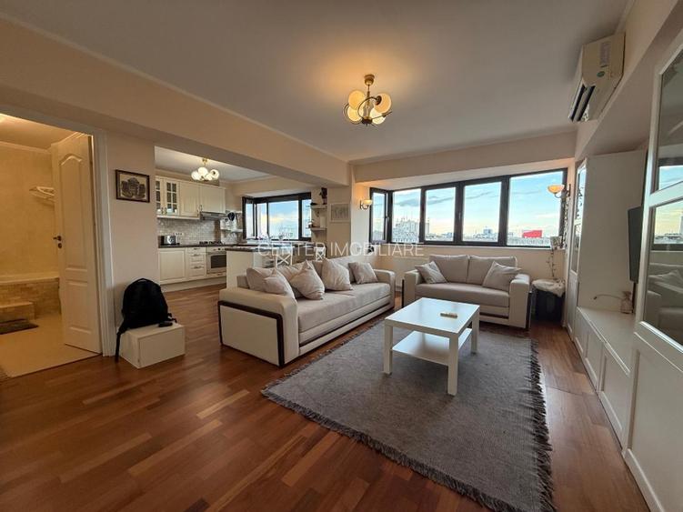 Piața Lahovari, 2 camere deosebit, etaj 10 stil Penthouse,priveliste superba - 10
