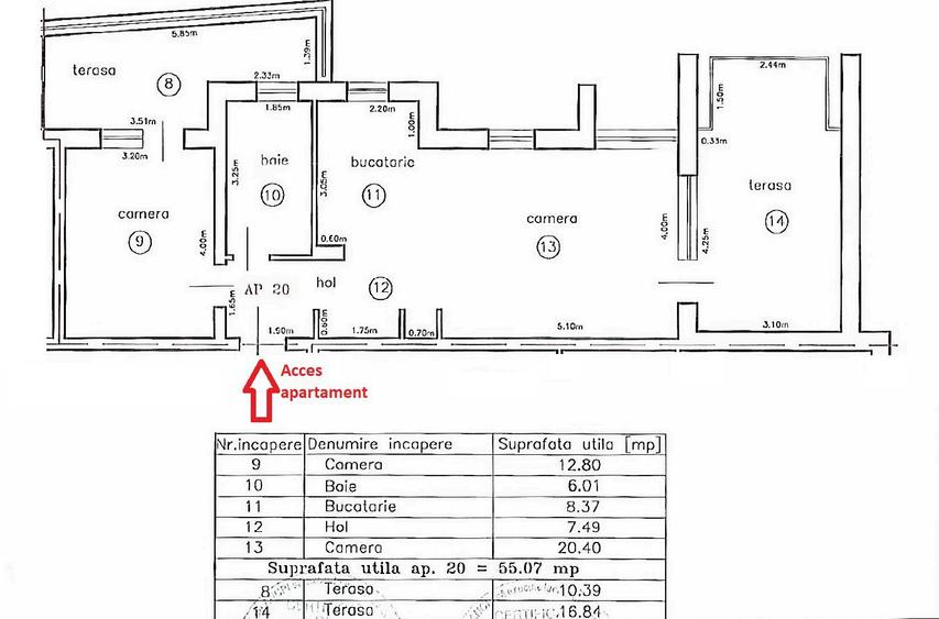 Apartament 2 camere de inchiriat - zona intrare Dumbravita - Mega Image - 1