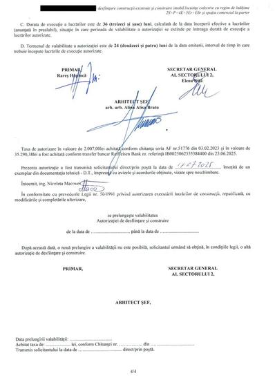 Teren cu Autorizatie | Sector 2 | Zona Barbu Vacarescu - 4