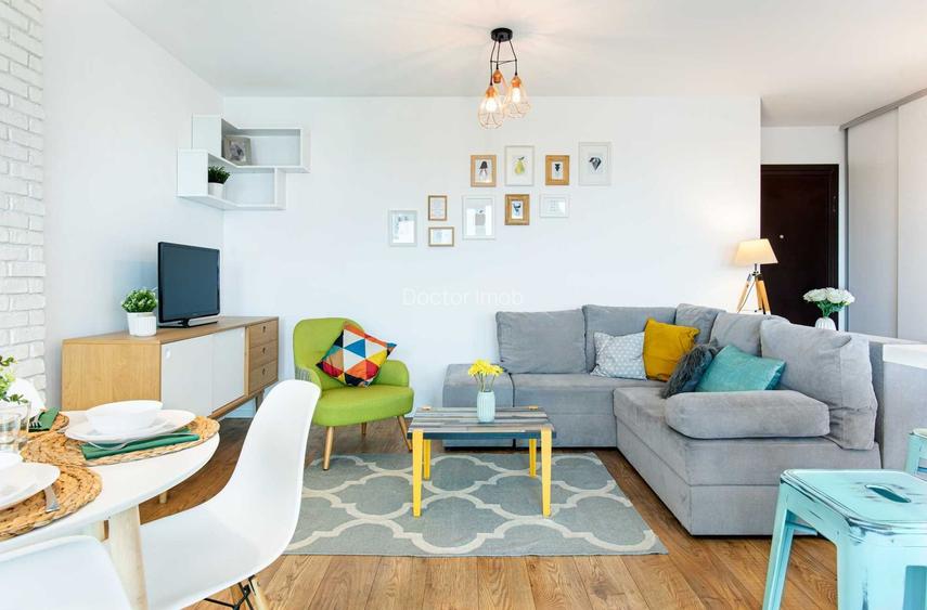 Scandinavian Loft în Circului Park Tower: Design, Lumină și Natură - 7