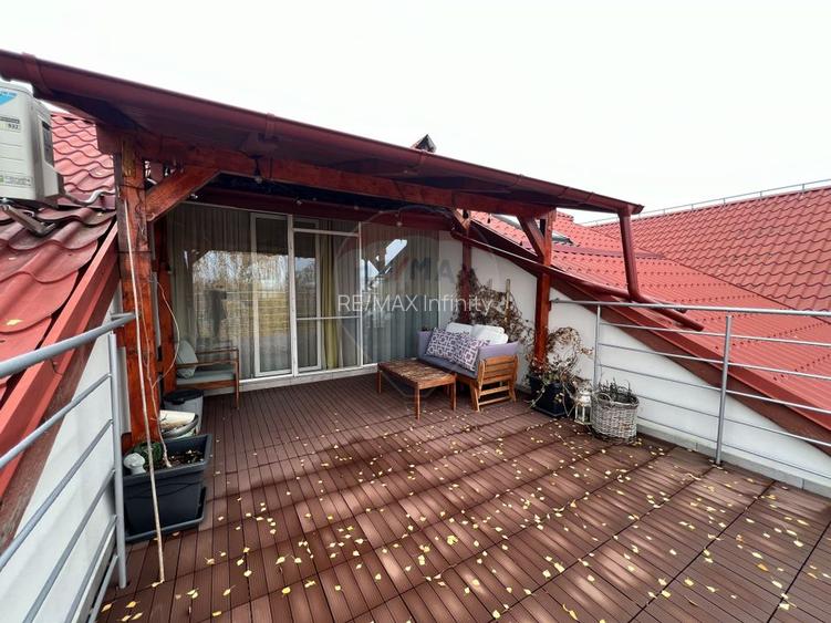 Penthouse cu 5 camere si terasa cu view de inchiriat in Grigorescu - 9